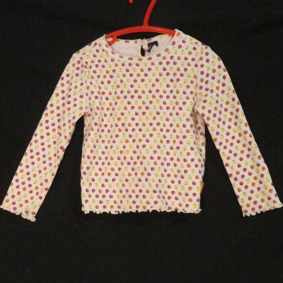 Y2K - BABY GAP - Toddler | 3 years | Colorful Apple Pattern | Long Sleeve Top - Picture 1 of 14